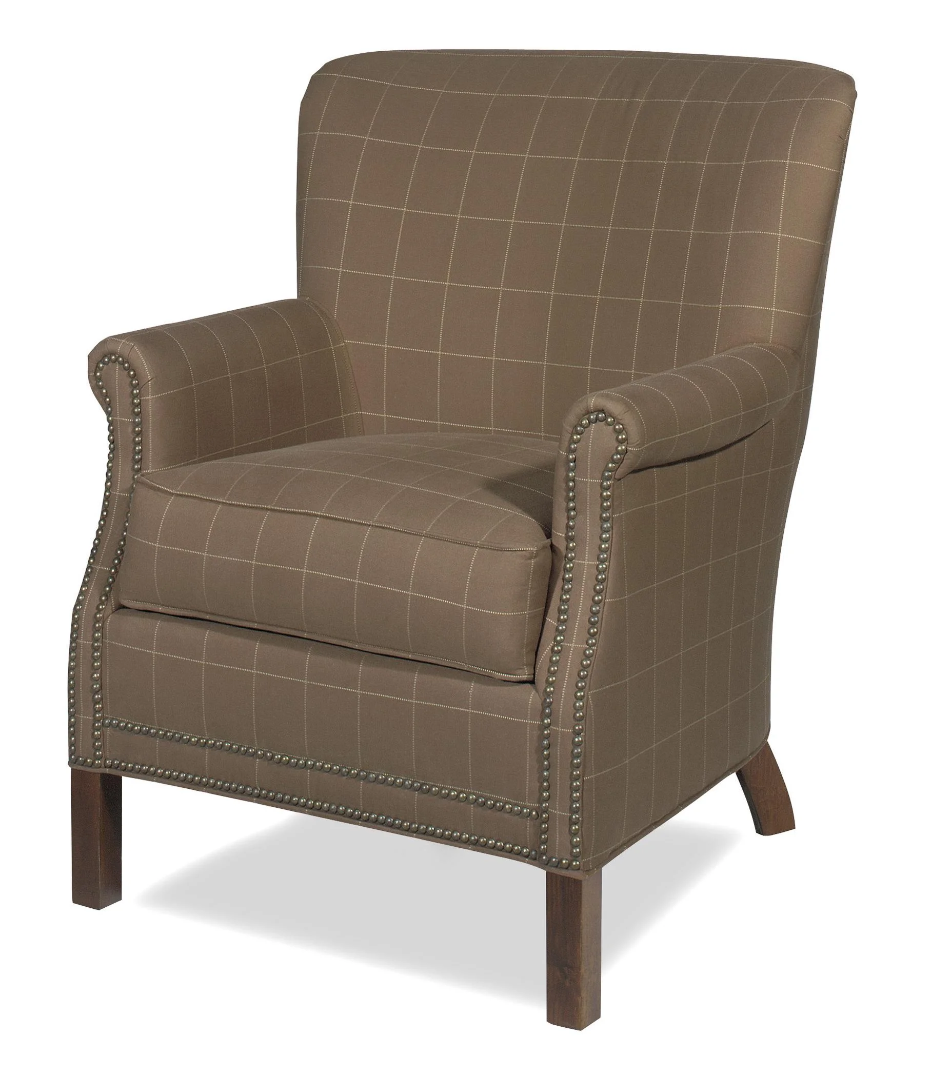 Craftmaster Accent Chairs 022210 Transitional Rolled Arm Accent Chair